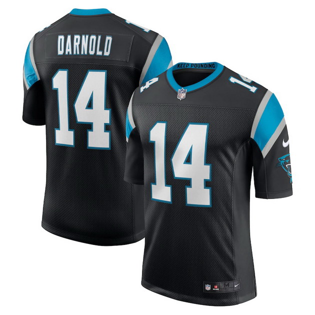 mens nike sam darnold black carolina panthers vapor limited jersey